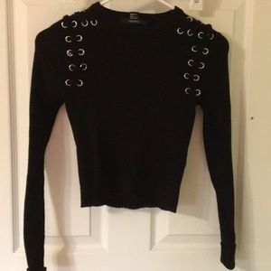 Forever 21 Black long sleeve shirt